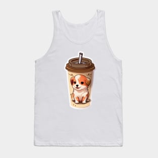 cute dog coffee cup Tank Top